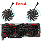 77mm PLD08010S12HH RTX2060 RTX2070 Graphics Card Fan Replacement For Gigabyte RTX 2060 2070 Gaming GPU