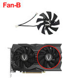 87MM GA92A2H 0.35A GTX 1660 1660Ti graphics fan for Zotac GeForce RTX 2060 2070 SUPER Mini Video Card Cooling Fan