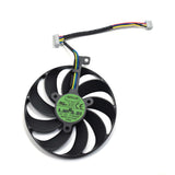 inRobert T129215SU 4 pin + 6pin +7 pin GPU Cooler Video Card Replacement Fan for ASUS RTX 2060 2070 2080 5700 Gaming Graphics Card Fan