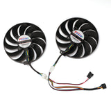 inRobert FDC10U12S9-C GPU Cooling Fan For ASUS RX 5500XT Dual Fan Graphics Card