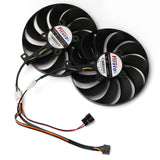 inRobert FDC10U12S9-C GPU Cooling Fan For ASUS RX 5500XT Dual Fan Graphics Card