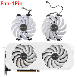 Galax KFA2 RTX3060 Ti 3070 Cooling Fan For RTX 3060 Ti 3070 White Graphics Card Fan Replacement