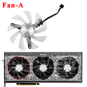 90mm TH9215B2H Graphics Card Fan Replacement For Palit RTX 3070 Ti 3080 3090 Ti GameRock GPU