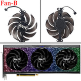 Fan Replacement For Palit RTX 4070 Ti 4080 4090 GameRock Graphics Card Cooling Fan TH9520B2H-PCB01