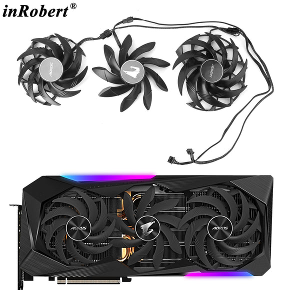 Graphics Card Fan PLD10015B12H DC12V 0.55A 4Pin for Gigabyte AORUS RTX 3080 RTX 3090 XTREME Master