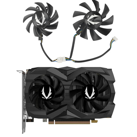 GPU Fan Replacement For ZOTAC GAMING GTX 1660 SUPER Twin Fan