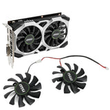 75MM HA8010H12F-Z 2Pin GTX1650 Video Card Cooling Fan For MSI GTX 1650 SUPER VENTUS XS Graphics Card Fans