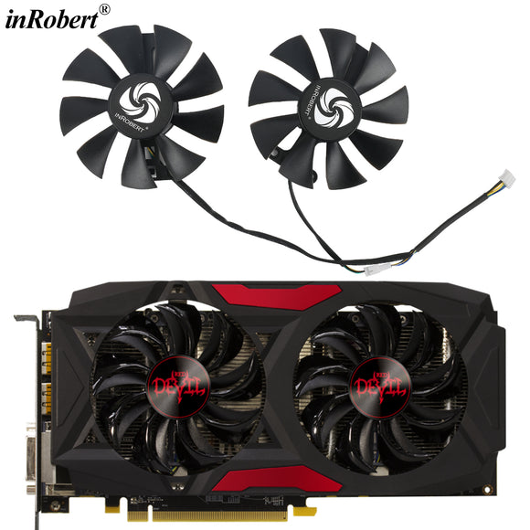 85mm Graphics Card Fan For PowerColor Red Devil Radeon RX470 RX480 RX580 GPU Cooling Fan