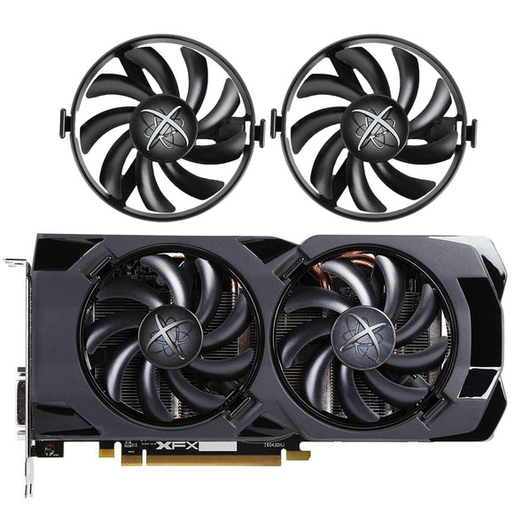 RX470 RX480 Graphics Card Fan For XFX RS RX 470 480 Black Edition Cooling Fan