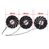 DIY Ball Bearing Fan PLD09210B12HH 90mm Graphics Card Fan Replacement For MSI RTX 3070 3080 3090 GAMING TRIO GPU