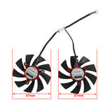 87MM GA92A2H 0.35A GTX 1660 1660Ti graphics fan for Zotac GeForce RTX 2060 2070 SUPER Mini Video Card Cooling Fan