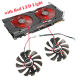 95MM GPU Fan with Red LED Light For KFA2 GALAXY GTX 1070 1070Ti 1080 EX Graphics Card Cooling Fan Replacement